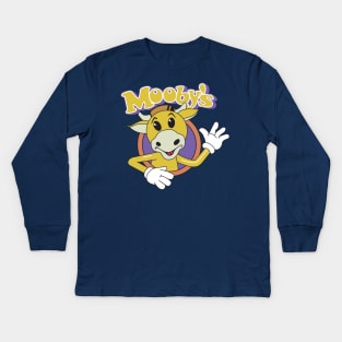 Mooby's Logo (clean) Kids Long Sleeve T-Shirt